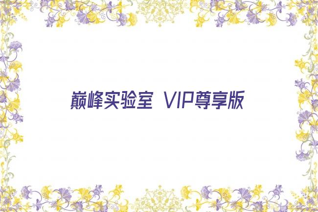 巅峰实验室 VIP尊享版剧照